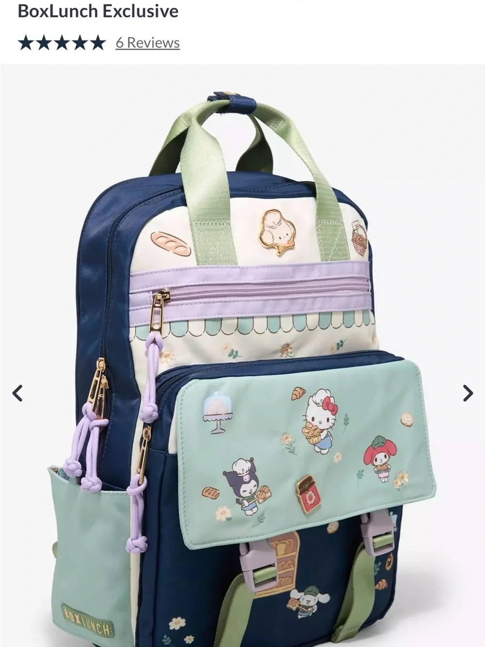 Hello Kitty backpack From LunchBox NWT